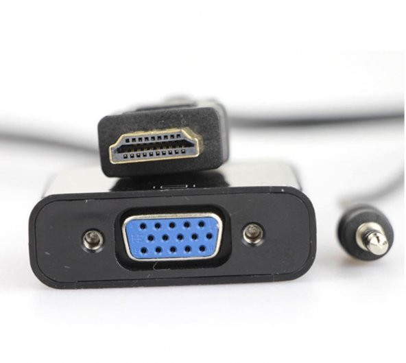 Wellhise HDMI To VGA Adaptör Sesli - 2