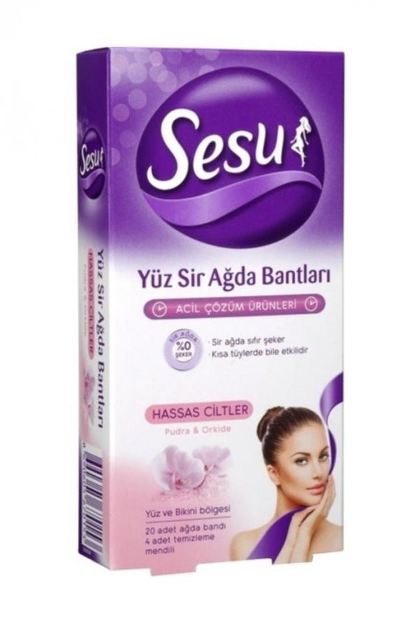 Sir Ağda Bandı Yüz Hassas Cilt 20Li