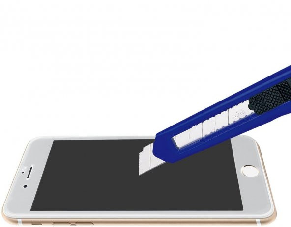 iPhone 7 Hayalet Ekran Koruyucu Beyaz - 3