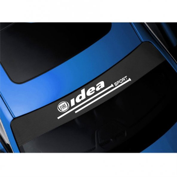 Fiat İdea için Karbon Ön Cam Oto Sticker - 2