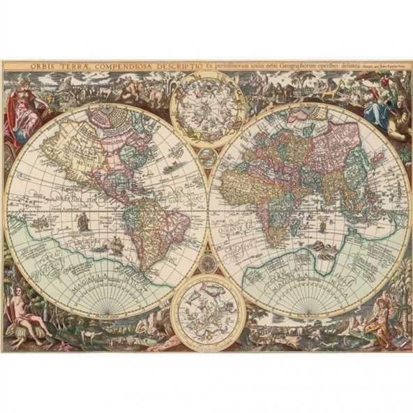 Art 260 Parça Puzzle Dünya Haritası