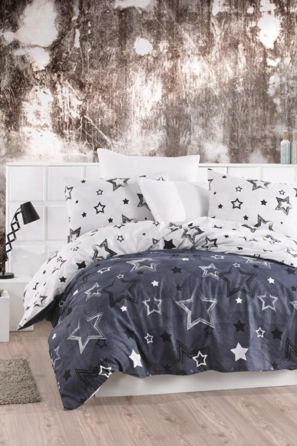 Stars Çarşafı Lastikli Tek Kişilik Nevresim Takımı - 2