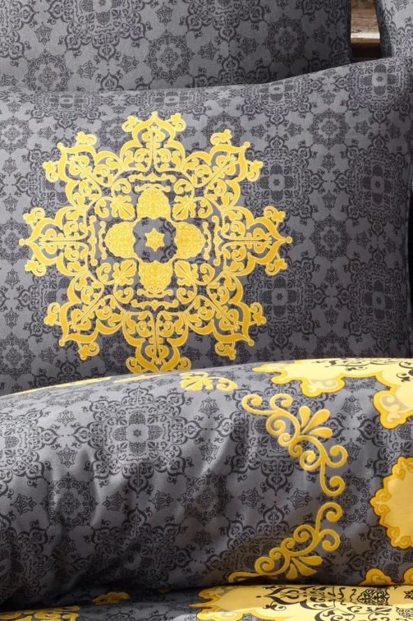 LadyModa Saltanat Çarşafı Lastikli Çift Kişilik Nevresim Takımı - 2