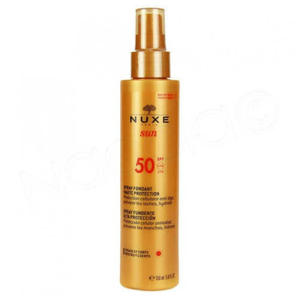 Nuxe Sun Spray Fondant Haute Protection Spf 50 150 ml