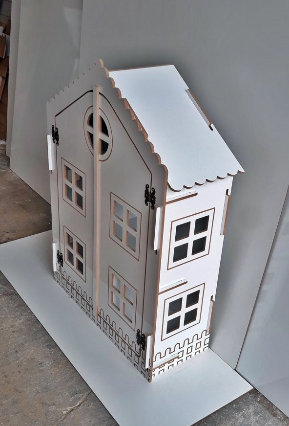 BEBEK OYUN EVİ,Ahşap Çocuk Oyun Evi - 3