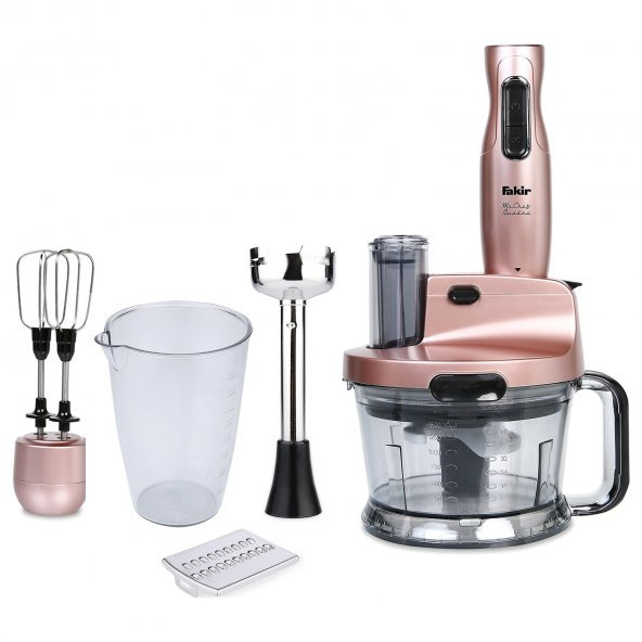 Fakir Rondo Blender Mikser Seti MrChef Quadro 1000w RosıeGold