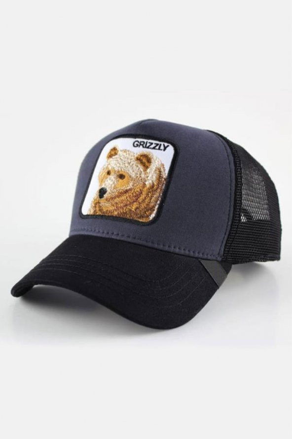 Hayvan Figürlü Animal Farm Şapka Ayı Grizzly Resimli Cap