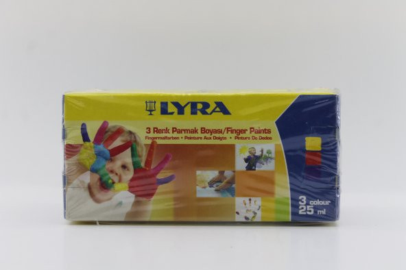 Lyra Parmak Boyası Karton 3 Lü -25 Ml