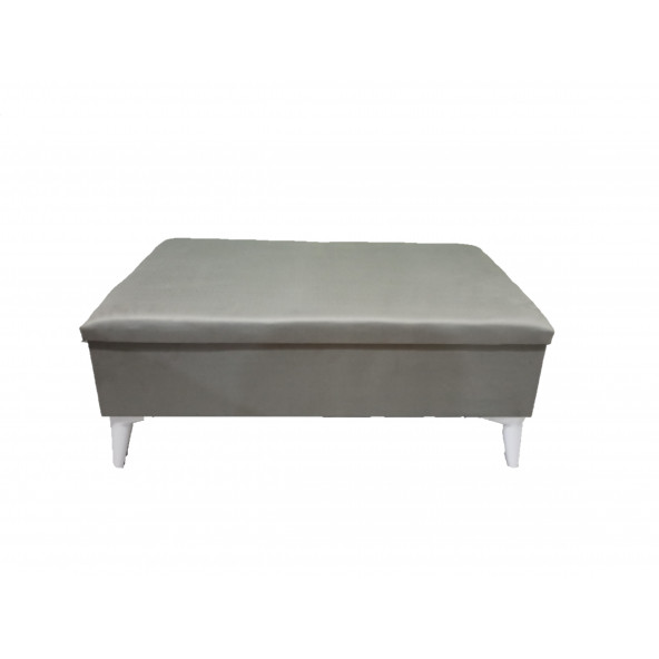 BALTACI MOBİLYA BÜYÜK SEDİR PUF SANDIKLI BALKON BAHÇE KOLTUK PUF KIRLENT HEDİYELİ 110 X 70 CM - 4