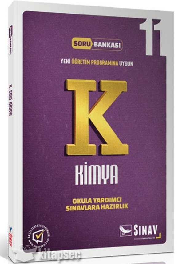 11. Sınıf Kimya Soru Bankası Sınav Dergisi Yayınları