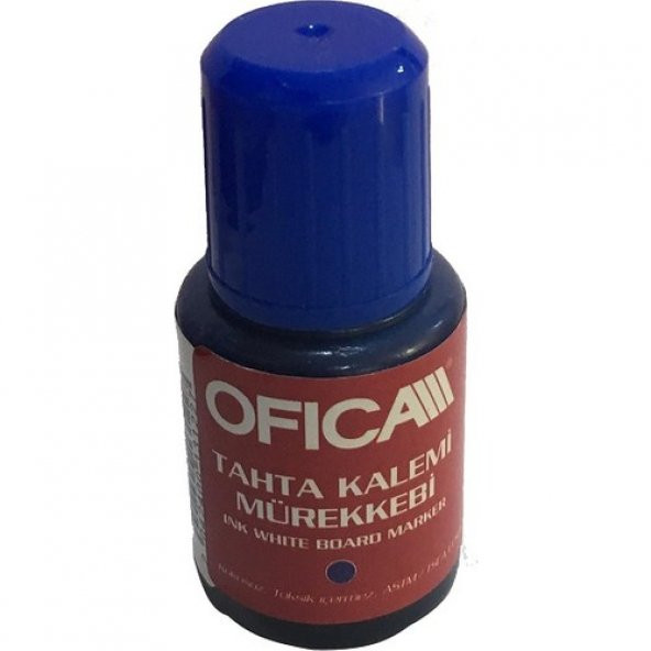 OFİCA TAHTA KALEMİ MÜREKKEBİ 20 ML MAVİ