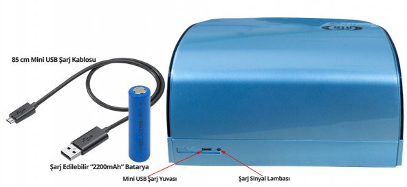MÜHLEN Sweet Bataryalı SahtePara Kontrol Makinesi Para Dedektörü Cihazı - 3