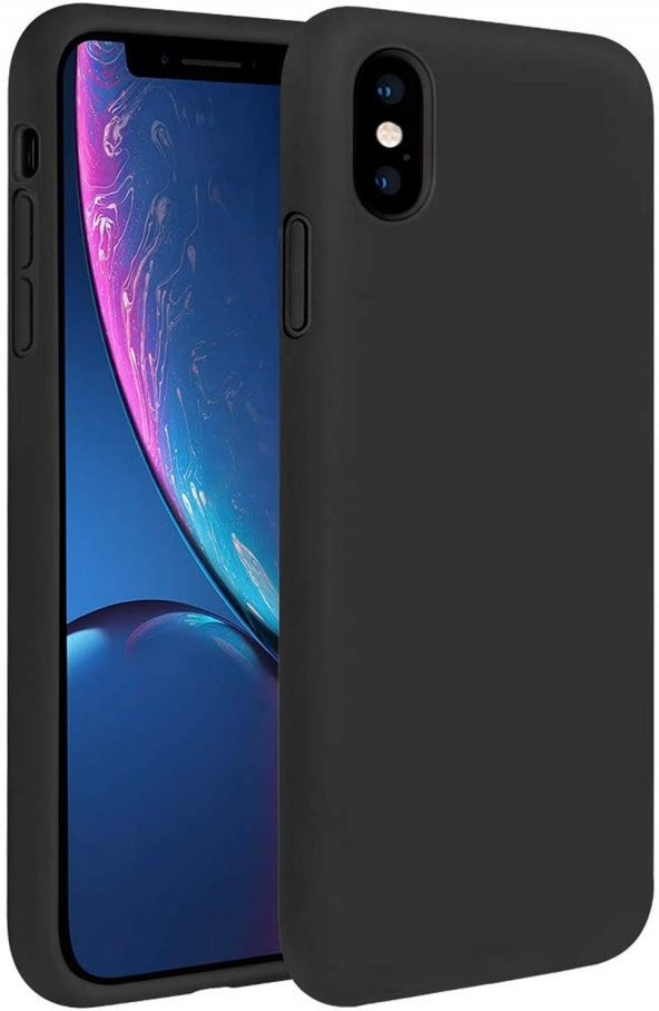 iPhone XR Nano Silikon Kılıf Siyah