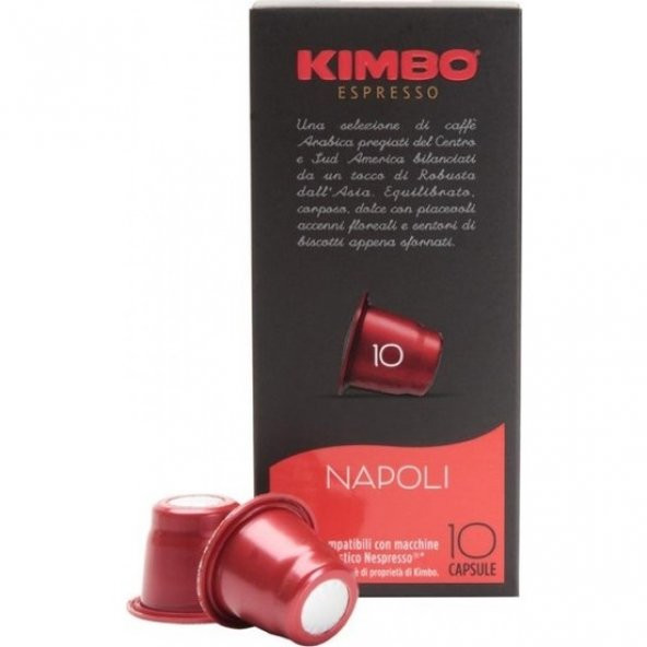 Kimbo Napoli Nespresso Kapsül Kahve (10 luk kutuda)