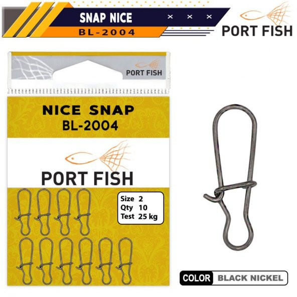 Portfish BL-2004 Maket Klipsi - 2