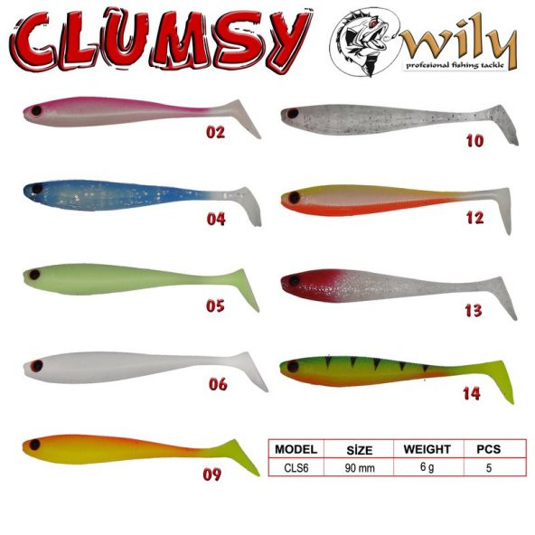 Wily Clumsy Silikon Yem 9 cm 6 gr - 4