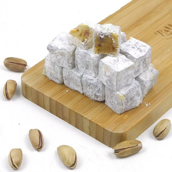 Dilşeker Çifte Kavrulmuş Antep Fıstıklı Lokum 500 Gram