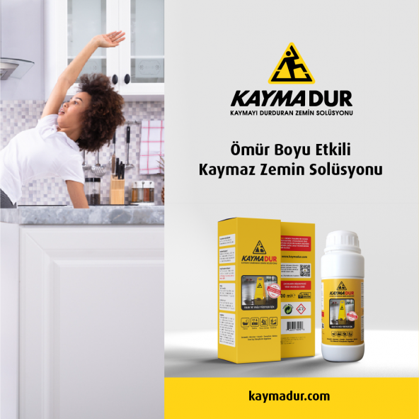 KAYMADUR 15 m2 - Kendin Yap - Ömür Boyu Etkili Kaymaz Zemin Solüsyonu - 6