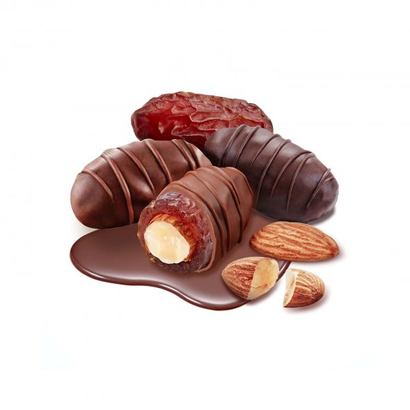 Vodi Çikolatalı Bademli Hurma 500 gr