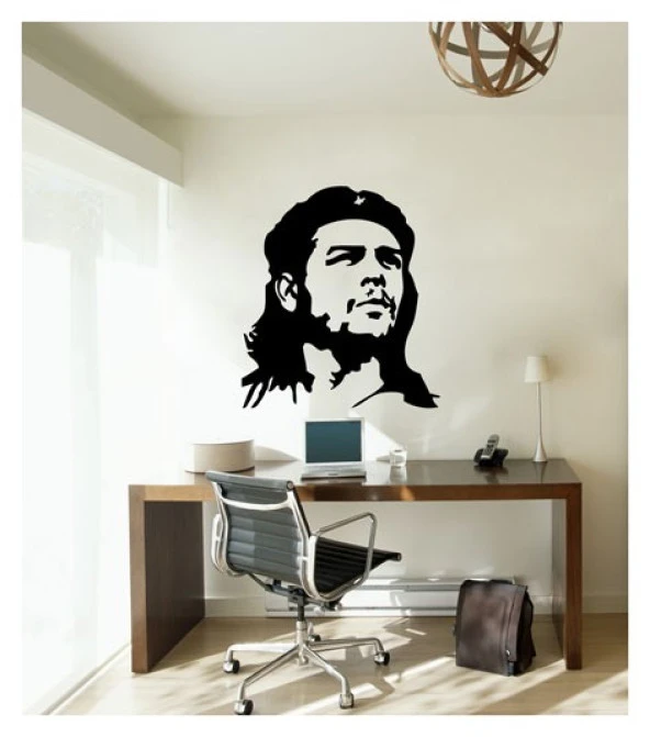 Che Guevara-1 Kadife Duvar Sticker 46X51 Cm
