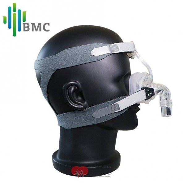 BMC N4 Nazal Mask Cpap Bpap Maskesi "L" Kafa Bandı Dahil