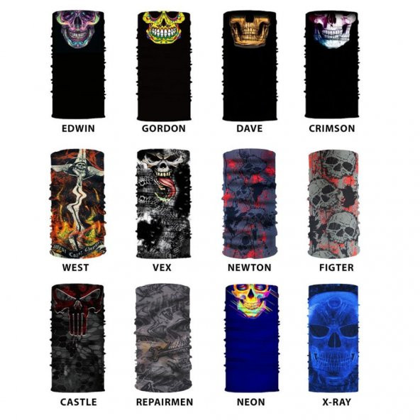 Knmaster Kuru Kafa Buff Bandana Boyunluk Maske TÜRK MARKASI - 3