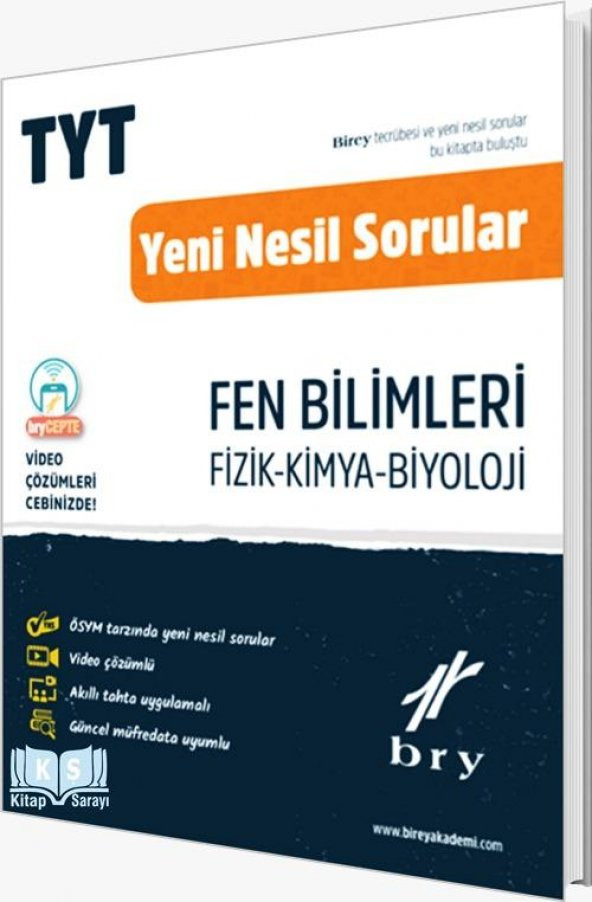 TYT Fen Bilimleri Video Çözümlü Soru Bankası Birey Yayınları