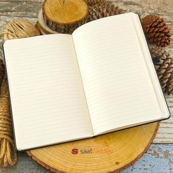 Termo Deri Defter Turuncu + Metal Roller Kalem Hediyeli - 2