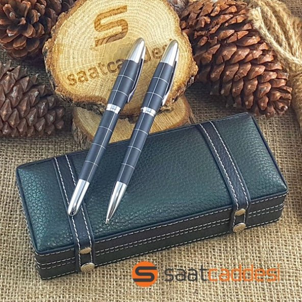Steel Pen 2 li Metal Kalem Seti - Siyah - 4