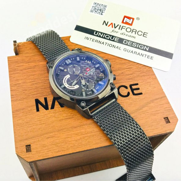 NAVIFORCE Hasır Kordon Erkek Kol Saati - 2