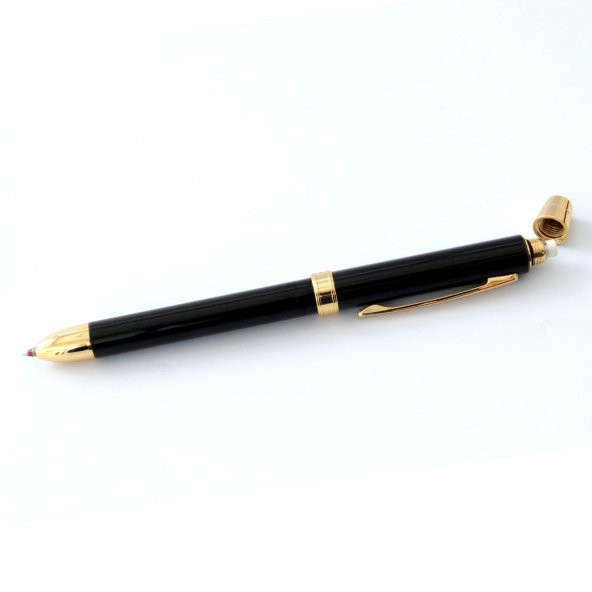 3 Fonksiyonlu Siyah Steel Pen Kalem - 2