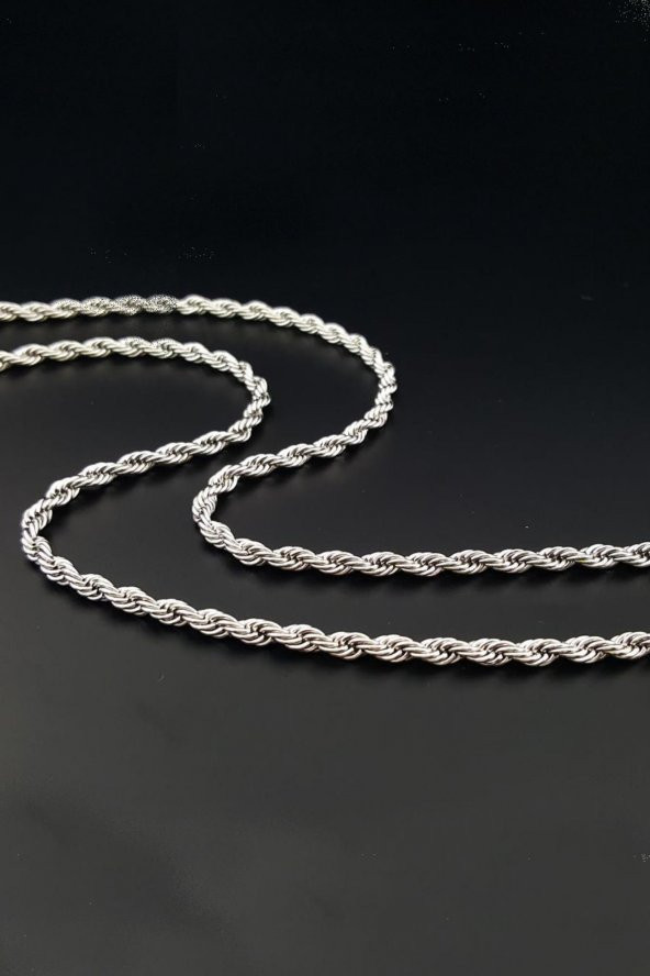 Pigado 316L Paslanmaz Çelik Burgu Zincir Kolye