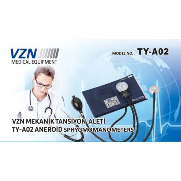 VZN TY-A02 Tansiyon Aleti (Mekanik Tansiyon Aleti Cırtlı)