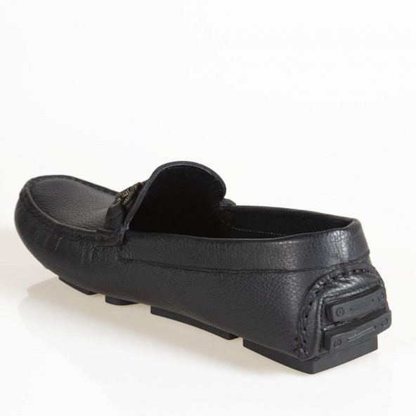 Günlük Siyah Hakiki Deri Erkek Ayakkabı - 6