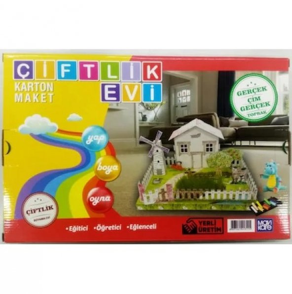 Çiftlik Evi Karton Maket