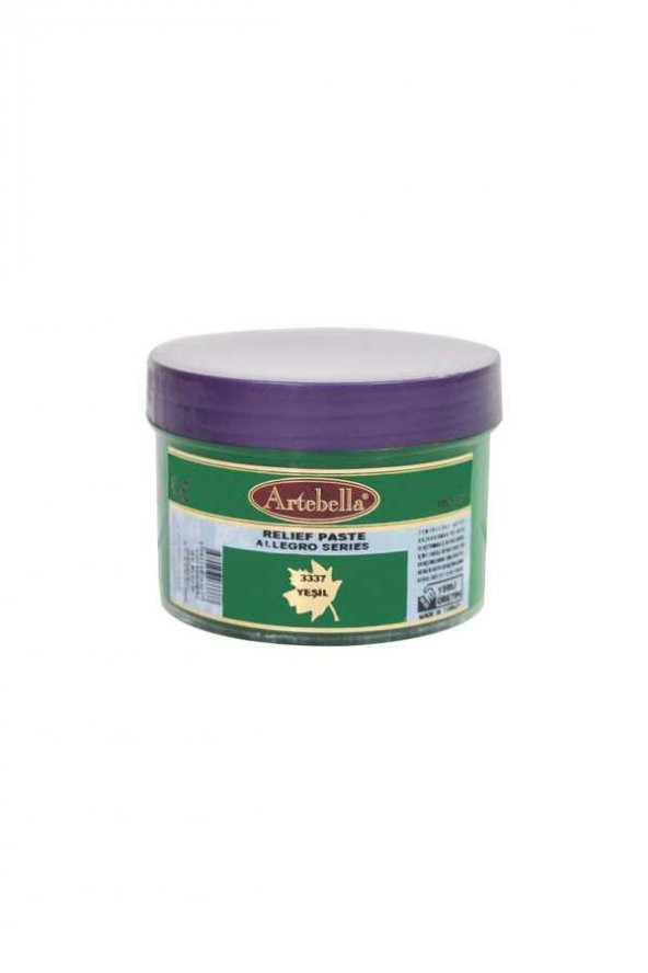 Artebella Allegro Rölyef Pasta 160 cc. Yeşil - 2