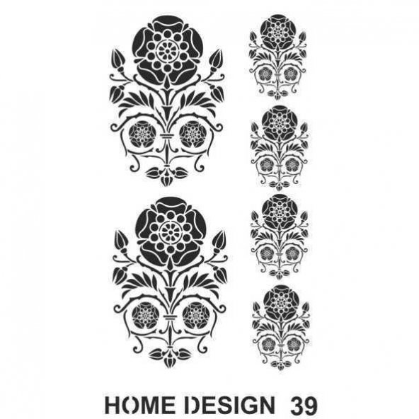 Artebella Home Design Stencil Şablon 35x50 cm. Model: HDS39