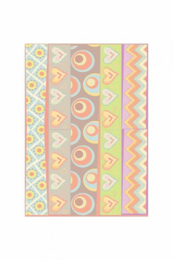 Artebella Soft Kolay Transfer 23x34 cm. Model: 948K-Koyu Zemin - 3