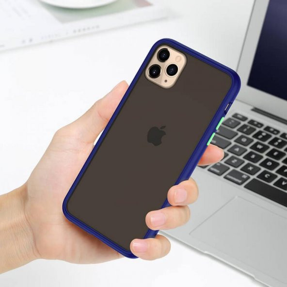 iPhone 11 Pro Max Benks Magic Smooth Kılıf Mavi - 4