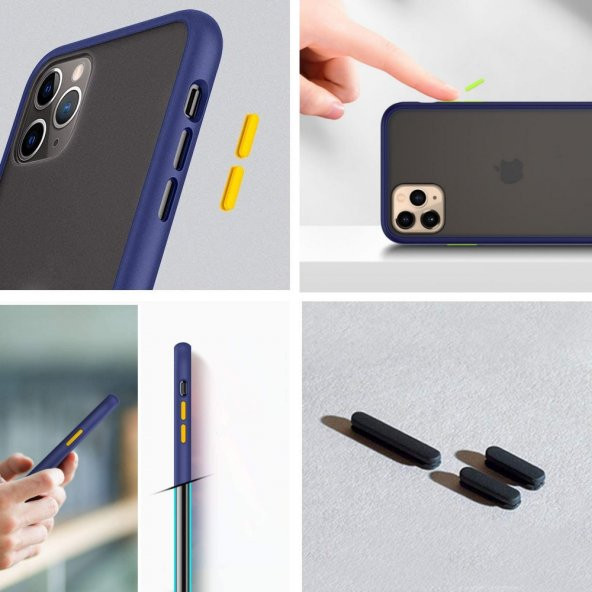 iPhone 11 Pro Max Benks Magic Smooth Kılıf Mavi - 6