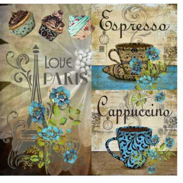 Artebella Mixart Kolay Transfer 25x25 cm. Model: 6031V-Açık Zemin - 3
