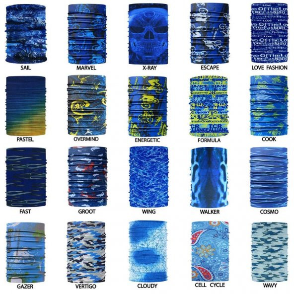 Knmaster Buff Çok Amaçlı Bandana Boyunluk TÜRK MARKASI+200 Çeşit - 4