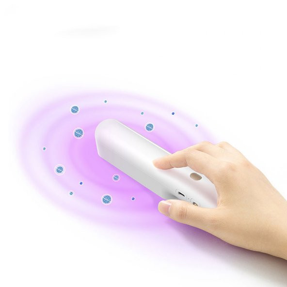 PurpleGlow Ultraviyole Işıklı Portatif Şarjlı Sterilizasyon Cihazı
