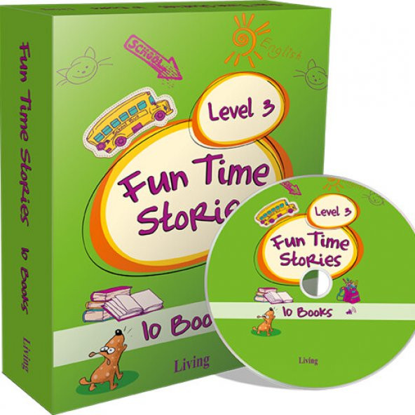 Level - 3 - Fun Time Stories (10 Kitap+Cd)