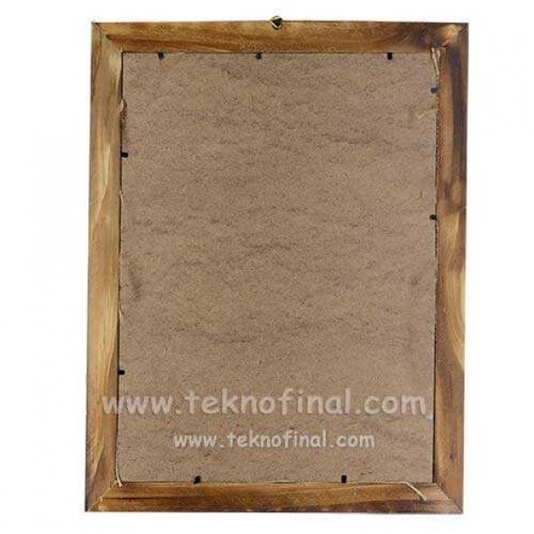 Bambu İpli Anı  Ahşap Fotoğraf Çerçevesi 30x40 - 3