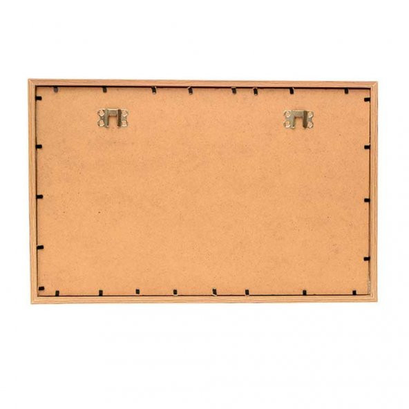 28x42 cm 6lı Ahşap Kendinyap Fotoğraflı Magnet Duvar Çerçevesi - 2