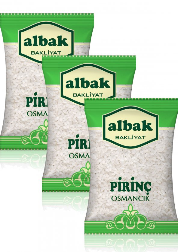 Albak Osmancık Pirinç x3 Adet 1 kg