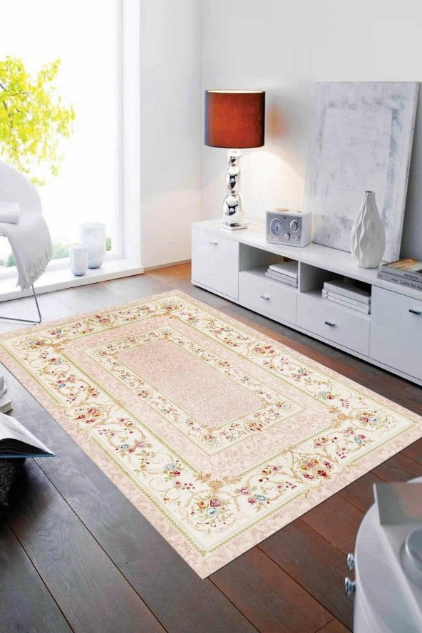 Diijital Baskı Kaymaz Taban Halı Mvh 209  RENKLİ 100X200 - 1