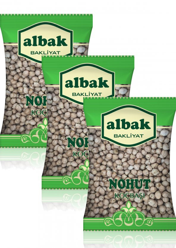 Albak Koçbaşı Nohut x3 Adet 1 kg