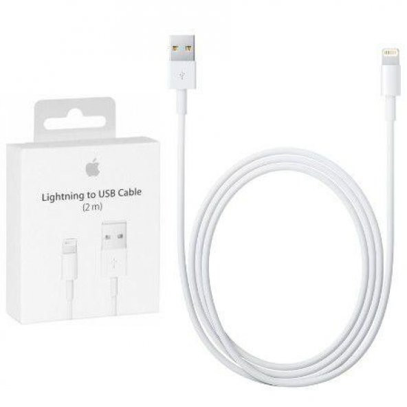100 Orijinal İphone 7, 7 Plus Şarj Aleti, 2 Metre Kablo ve Şarj Başlığı Seti - 3